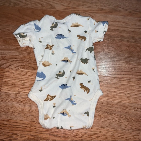 Dinosaur Printed Gender Neutral Onesie - Picture 6 of 9